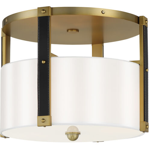 Chelsea 4 Light 20 inch Soft Brass Semi Flush Ceiling Light